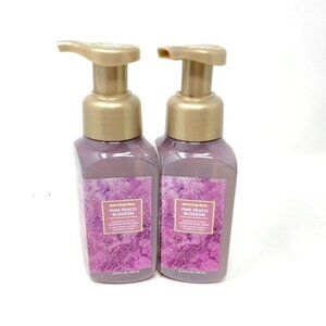Bath & Body Works Pink Peach Blossom Foaming Hand Soaps Fruity Set Of 2